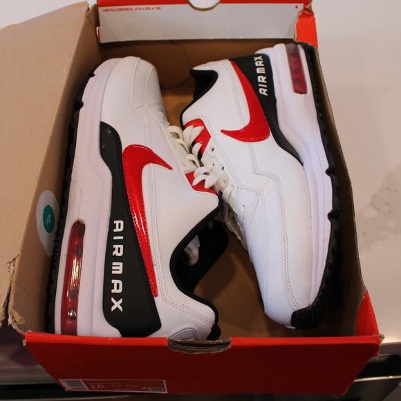 Nike Other - Nike Air Max White and Red Sneakers